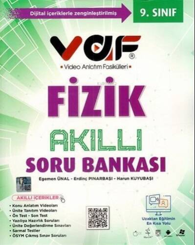 Vaf 09.Sınıf Soru Bankası Fizik - 2022 - 1