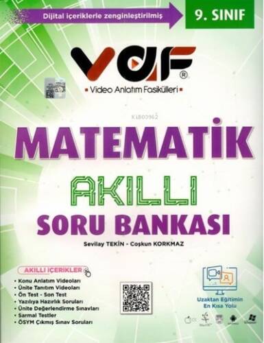 Vaf 09.Sınıf Soru Bankası Matematik - 2022 - 1