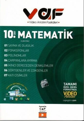 Vaf 10.Sınıf Matematik - 2021 - 1