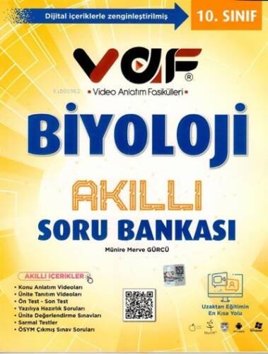 Vaf 10.Sınıf Soru Bankası Biyoloji - 2022 - 1