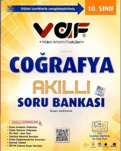 Vaf 10.Sınıf Soru Bankası Coğrafya - 2022 - 1