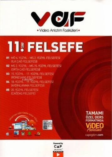 Vaf 11.Sınıf Felsefe - 2021 - 1