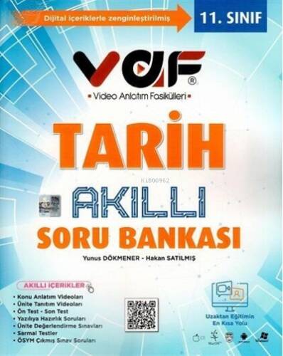 Vaf 11.Sınıf Soru Bankası Tarih - 2022 - 1