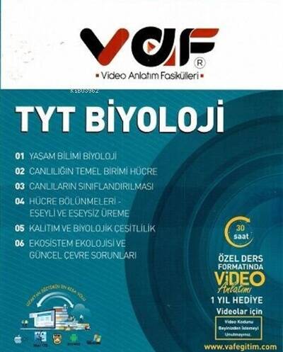 Vaf Tyt Biyoloji - 2021 - 1