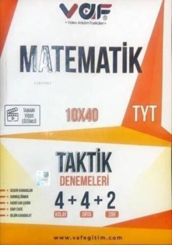 Vaf Tyt Taktik Dnm 10X40 Matematik - 2022 - 1