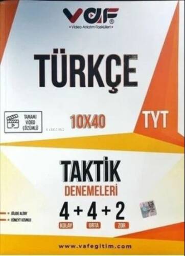 Vaf Tyt Taktik Dnm 10X40 Türkçe - 2022 - 1