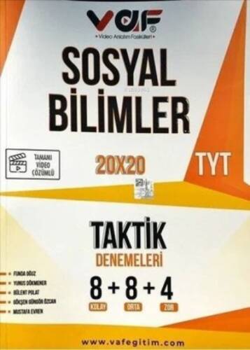 Vaf Tyt Taktik Dnm 20X20 Sosyal Bilimler - 2022 - 1