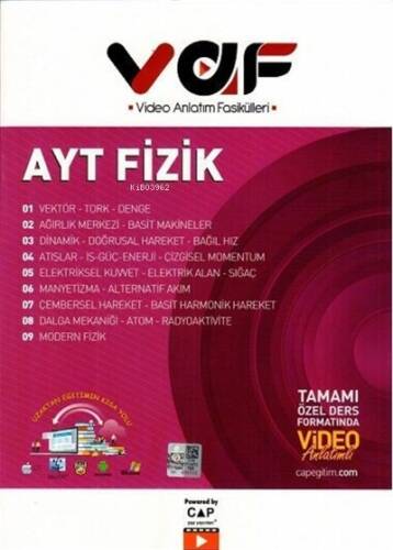 Vaf Yks Ayt Fizik - 2021 - 1