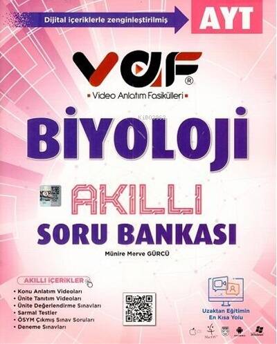 Vaf Yks Ayt Soru Bankası Biyoloji - 2022 - 1