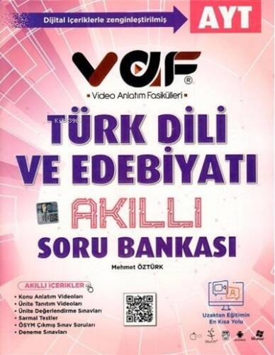 Vaf Yks Ayt Soru Bankası Edebiyat - 2022 - 1