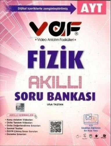 VAF YKS AYT Soru Bankası Fizik - 2022 - 1