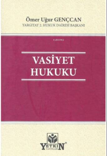 Vasiyet Hukuku - 1