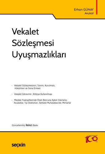 Vekalet Sözleşmesi Uyuşmazlıkları - 1