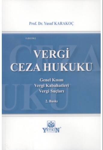 Vergi Ceza Hukuku - 1