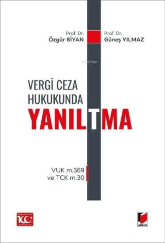 Vergi Ceza Hukukunda Yanıl(t)ma - 1