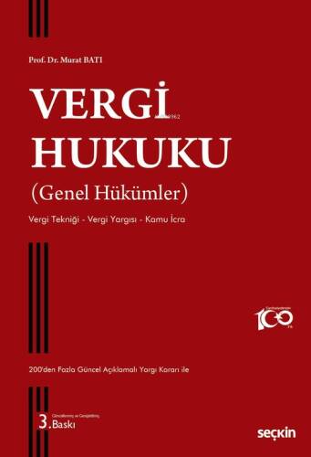 Vergi Hukuku (Genel Hükümler) - 1