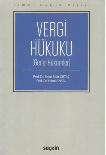 Vergi Hukuku Genel Hükümler (THD) - 1