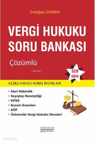 Vergi Hukuku Soru Bankası; Çözümlü - 1