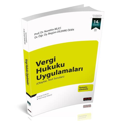 Vergi Hukuku Uygulamaları;Olaylar, Test Soruları - 1