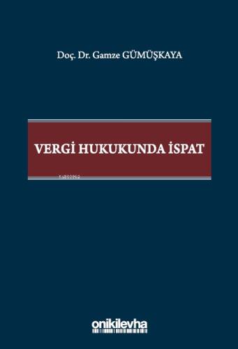 Vergi Hukukunda İspat - 1