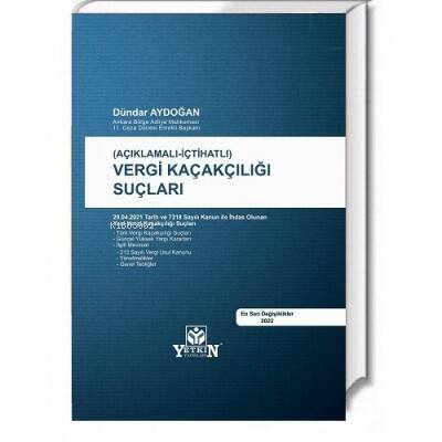 Vergi Kaçakçılığı Suçları - 1