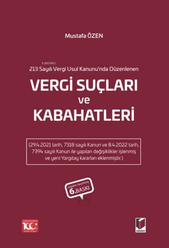 Vergi Suçları ve Kabahatleri - 1