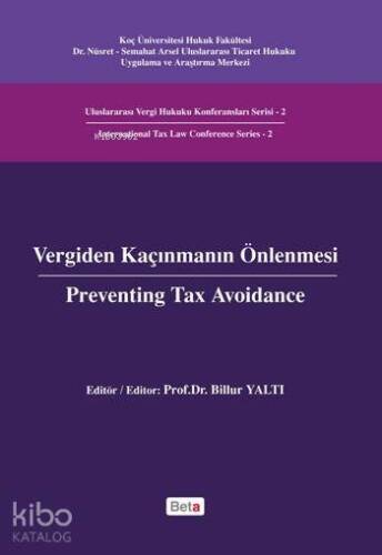 Vergiden Kaçınmanın Önlenmesi; Preventing Tax Avoidance - 1