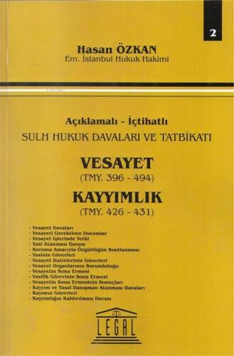 Vesayet TMY. 396 - 494, Kayyımlık TMY. 426-431 - 1