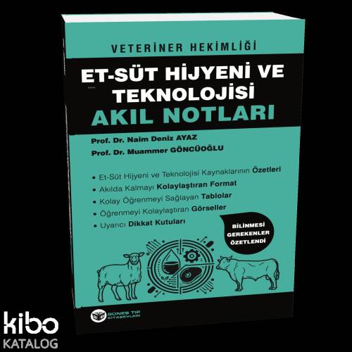 Veteriner Hekimliği Et - Süt Hijyeni ve Teknolojisi Akıl Notları - 1