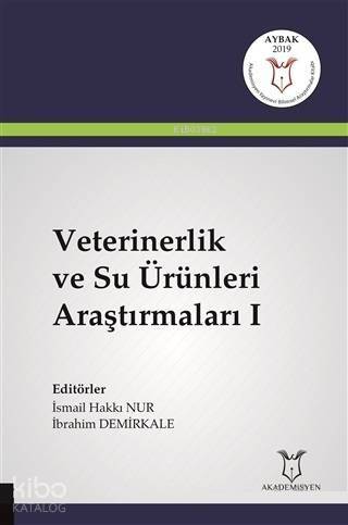 Veterinerlik ve Su Ürünleri Araştırmaları 1 - 1