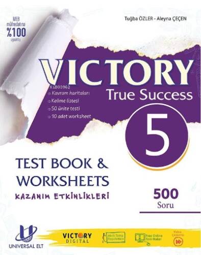 Victory 5 True Success Worksheets & Test Book - 1