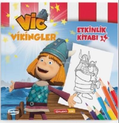 Vikingler Etkinlik Kitabı 4 / Boya Yaz Çiz Bul - 1