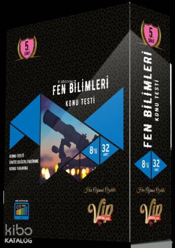 Vip 5.Sınıf Fen Bilimleri Kutu Testi - 1