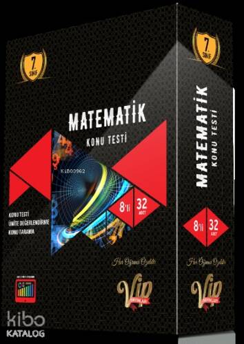 Vip 7.Sınıf Matematik Konu Testi - 1