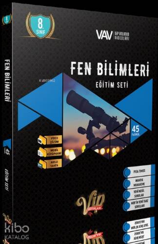 Vip 8.Sınıf Fen Bilimleri Eğitim Seti - 1