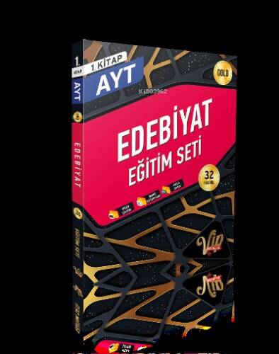 Vip Ayt Edebiyat Eğitim Seti 1. Kitap - (Gold) - 1