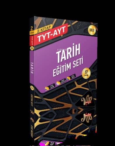 Vip Tyt-Ayt Tarih Eğitim Seti 2. Kitap - (Gold) - 1