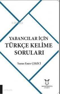 Yabancılar İçin Türkçe Kelime Soruları - 1