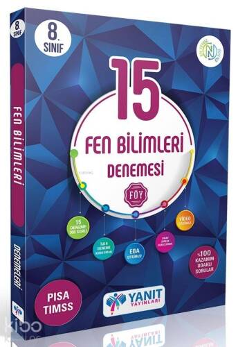 Yanıt Yayınları 8. Sınıf LGS Fen Bilimleri 15 li Branş Denemesi Yanıt - 1