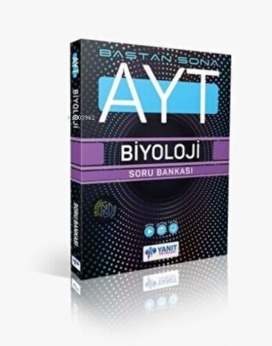 Yanıt Yayınları AYT Baştan Sona Biyoloji Soru Bankası - 1