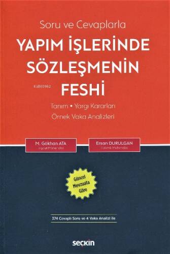 Yapım İşlerinde Sözleşmenin Feshi - 1