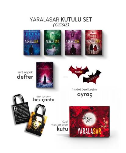 Yaralasar 4 Kitaplık Hediyeli Set (Ciltsiz) - 1