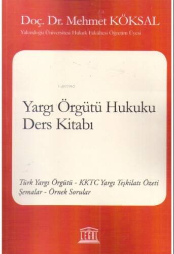 Yargı Örgütü Hukuku Ders Kitabı - 1