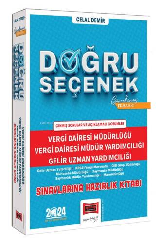 Yargı Yayınevi 2024 (Doğru Seçenek) Vergi Dairesi Müdürlüğü, Vergi Dairesi Müdür Yardımcılığı, Gelir Uzman Yardımcılığı - 1