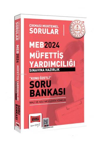 Yargı Yayınları 2024 Çıkması Muhtemel MEB Müfettiş Yardımcılığı Sınavlarına Hazırlık Konu Özetli Soru Bankası - 1