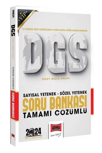 Yargı Yayınları 2024 DGS Vip Sözel Sayısal Bölüm Tamamı Çözümlü Soru Bankası - 1