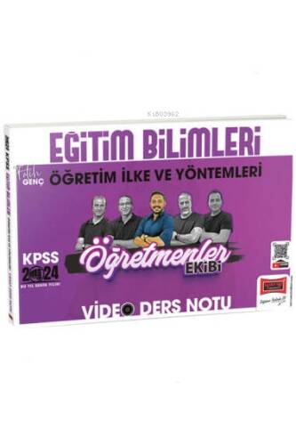 Yargı Yayınları 2024 KPSS Eğitim Bilimleri Öğretim İlke ve Yöntemleri ÖYT Öğretmenler Ekibi Video Ders Notları - 1