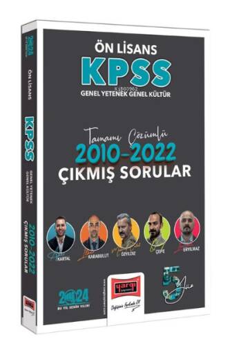 Yargı Yayınları 2024 KPSS GY-GK Ön Lisans Tamamı Çözümlü 2010-2022 Çıkmış Sorular - 1