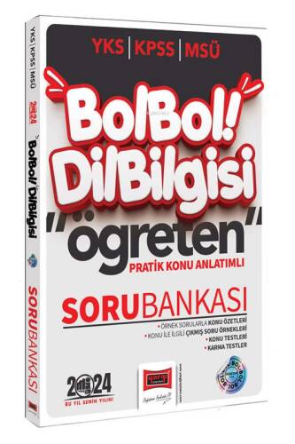 Yargı Yayınları 2024 KPSS MSÜ YKS Bol Bol Öğreten Dil Bilgisi Pratik Konu Anlatımlı Soru Bankası - 1