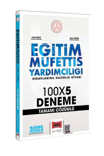 Yargı Yayınları 2025 Eğitim Müfettiş Yardımcılığı Sınavlarına Hazırlık Kitabı 100x5 Tamamı Çözümlü Deneme - 1